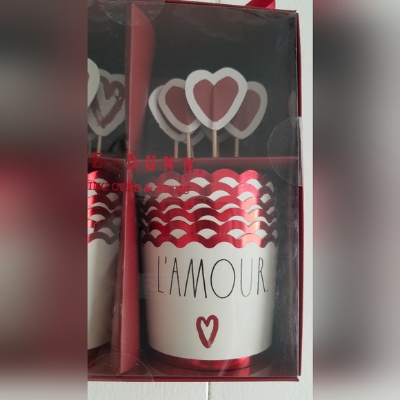 New NIB Rae Dunn 12 PC Baking Cups Picks 5oz - Picture 5 of 7